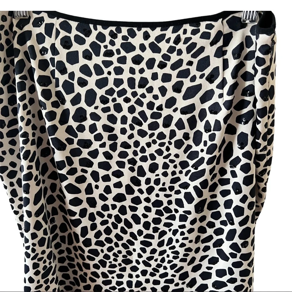 PAPELL BOUTIQUE EVENING ANIMAL PRINT SKIRT